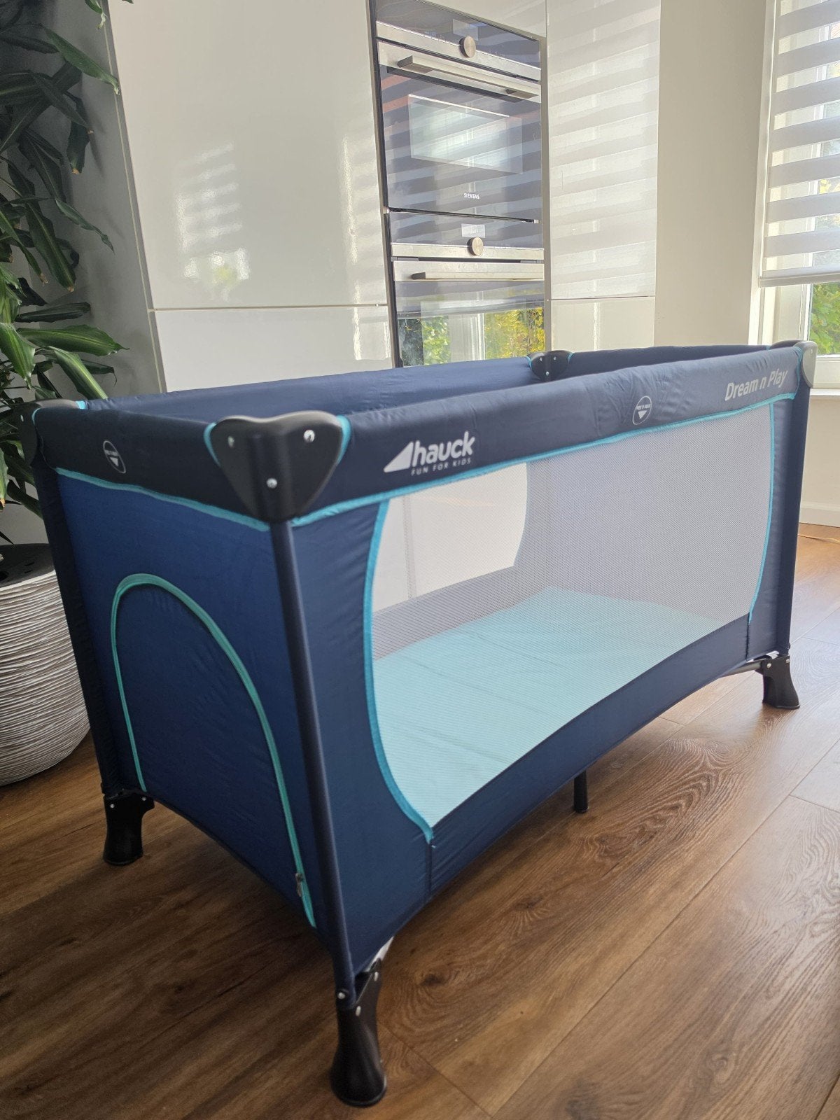 Hauck Dream N Play Plus kinderreisbed 120x60, Ophalen, Zo goed als nieuw, Minder dan 140 cm, Minder dan 70 cm