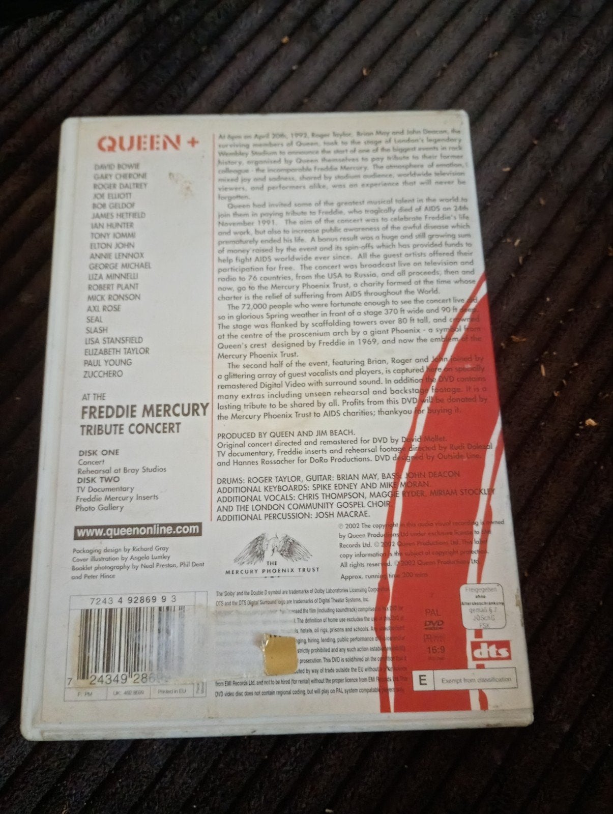 queen tribute concert, Ophalen of Verzenden, Zo goed als nieuw, Architecten