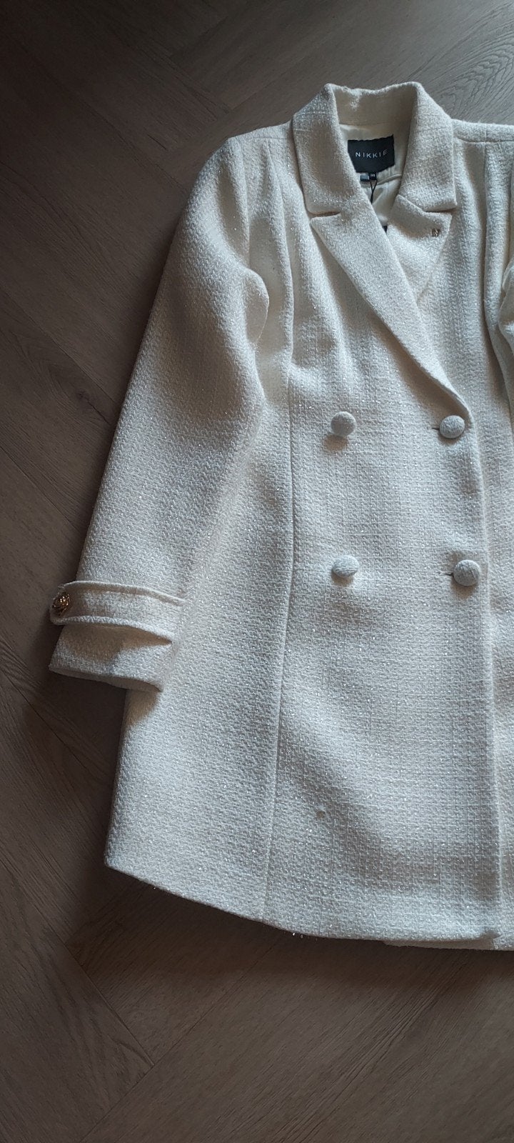 hele mooie blazerdress van NIKKIE, NIEUW!!      maat 38  ,, Kleding | Dames, Maat 38/40 (M), Overige typen, Beige, Nieuw