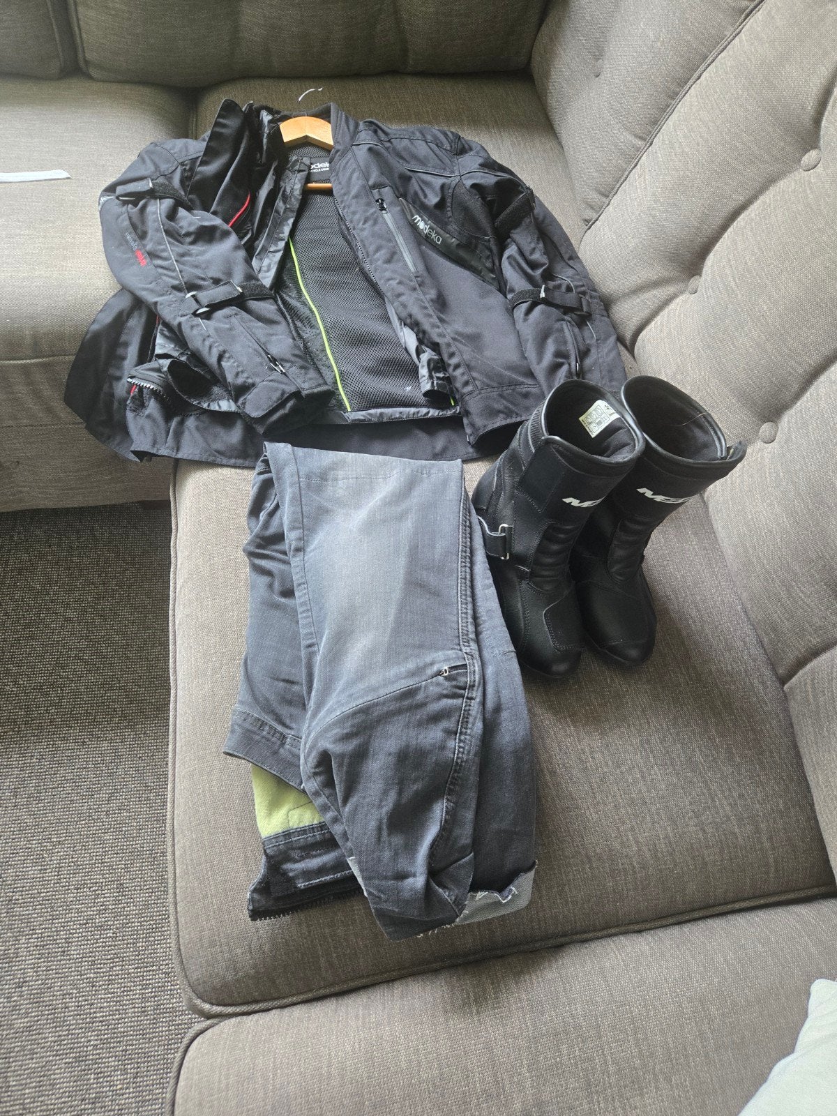 Nieuw motorpak: jas, broek en laarzen, Motoren, Kleding | Motorkleding, Ophalen of Verzenden