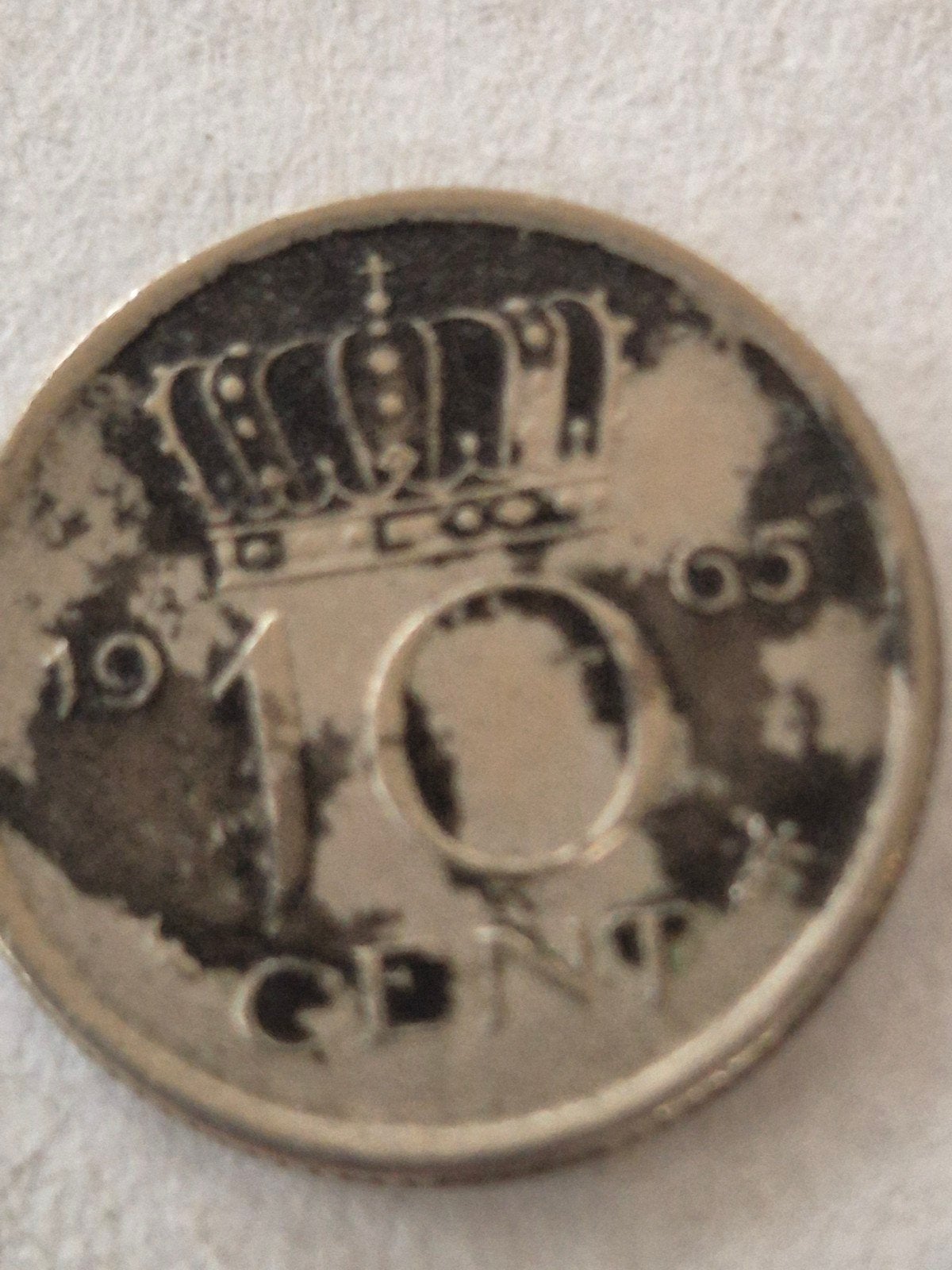 1 cent munt Koningin Juliana 1965, Ophalen of Verzenden, Koningin Juliana, 1 cent, Losse munt