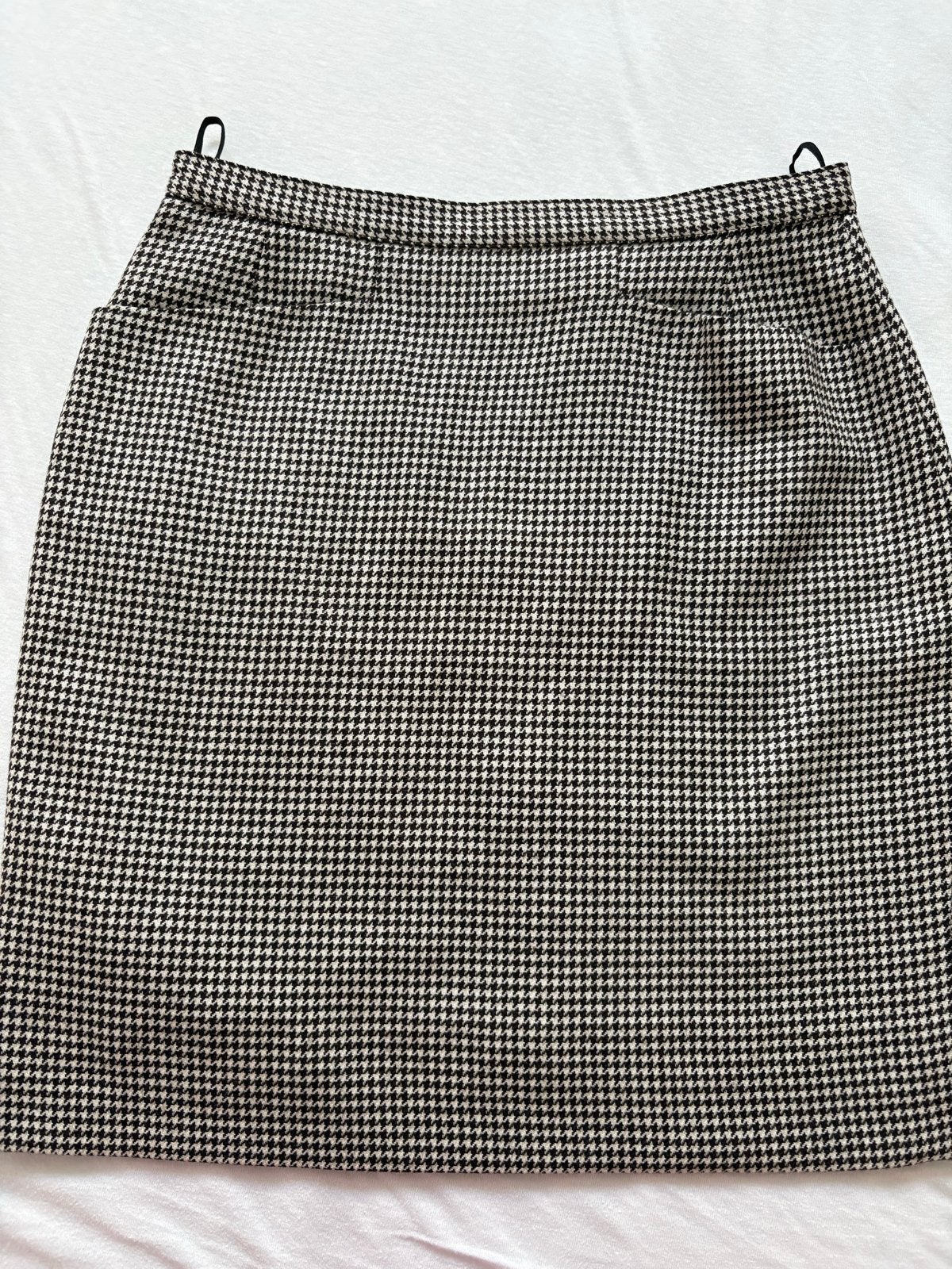 Agnès b. Rok met pied-de-poule patroon - Maat 38, Kleding | Dames, Maat 38/40 (M), Bruin, Ophalen of Verzenden, Zo goed als nieuw