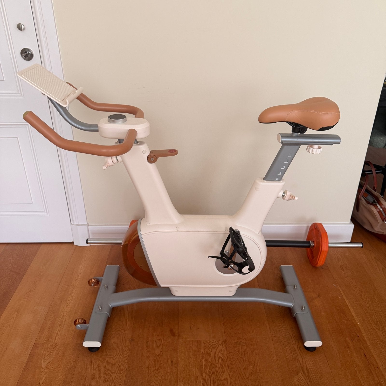 Clover Fitness Silent Racer Indoor Bike - Stil & Compact, Ophalen, Zo goed als nieuw, Metaal, Benen