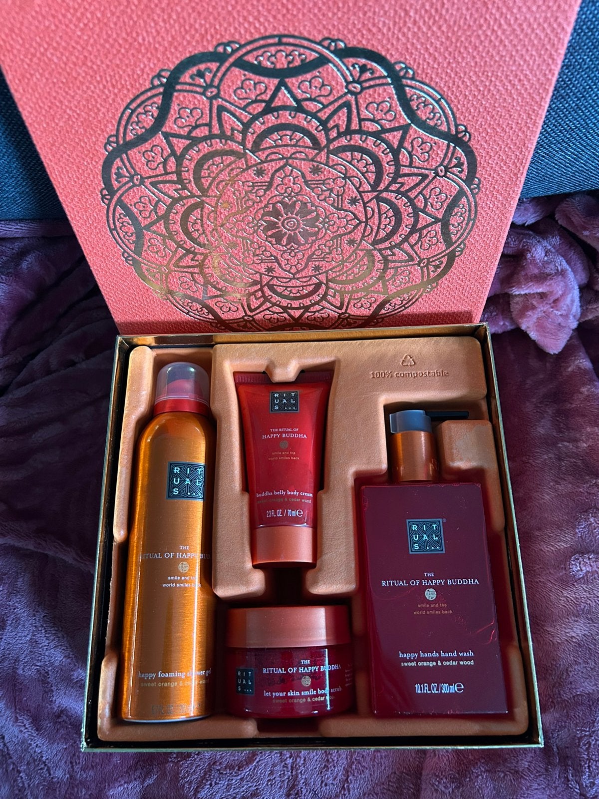 Ritual of Happy Buddha giftset, Sieraden, Tassen en Uiterlijk, Ophalen of Verzenden, Nieuw, Bad & Douche