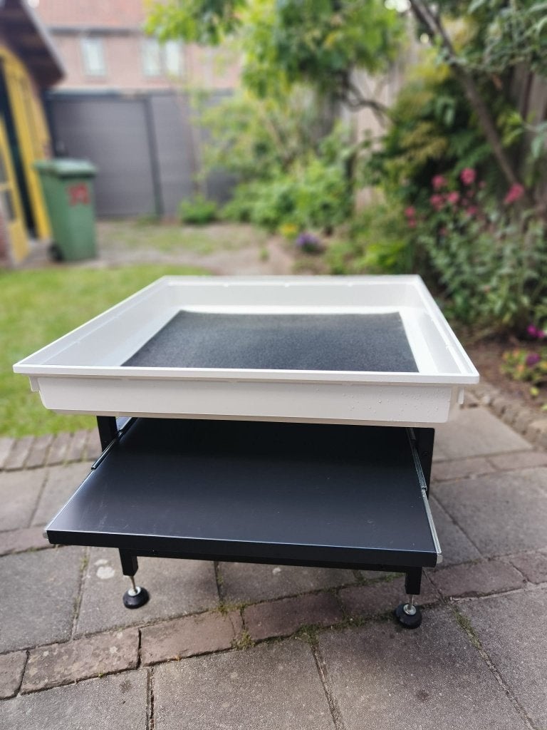 Wasmachine ophoger, lekbak en anti-trilmat, Witgoed en Apparatuur, Onderdelen en Toebehoren, Ophalen, Zo goed als nieuw