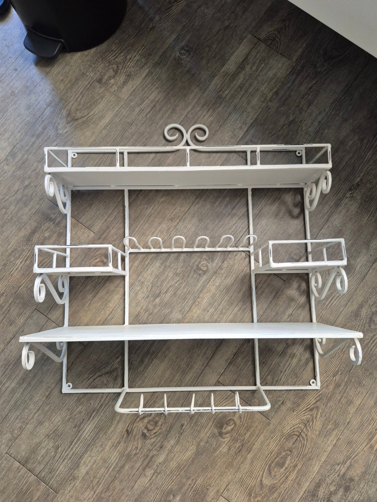 Smeedijzeren wandrek., Ophalen, Zo goed als nieuw, 61 cm, 60 cm