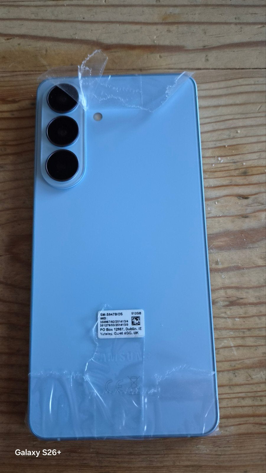 Samsung Galaxy S26+ 512GB Lichtblauw Nieuw in doos