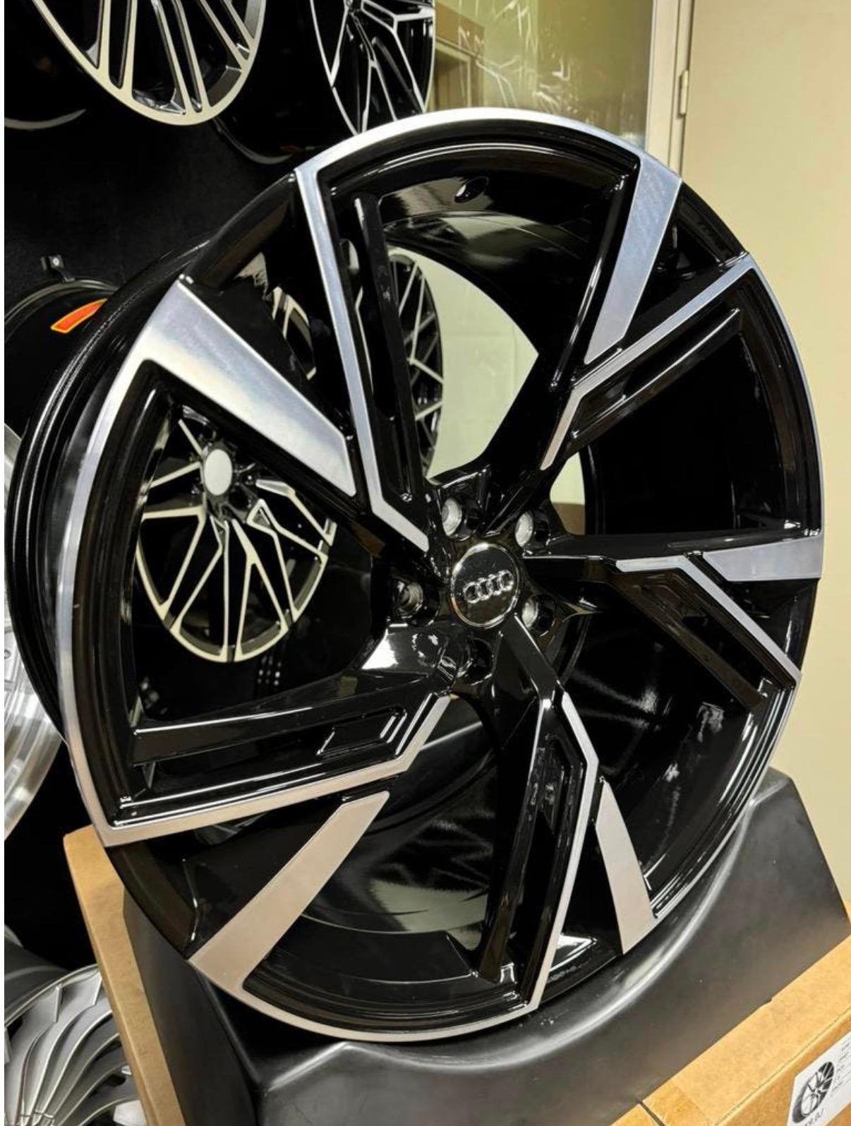 21 inch velgen voor Audi RS6 Perf 5x112 A6 A7 A8 Q5 Q7 E-Tro, Auto-onderdelen, Banden en Velgen, Velg(en), Nieuw, Personenwagen
