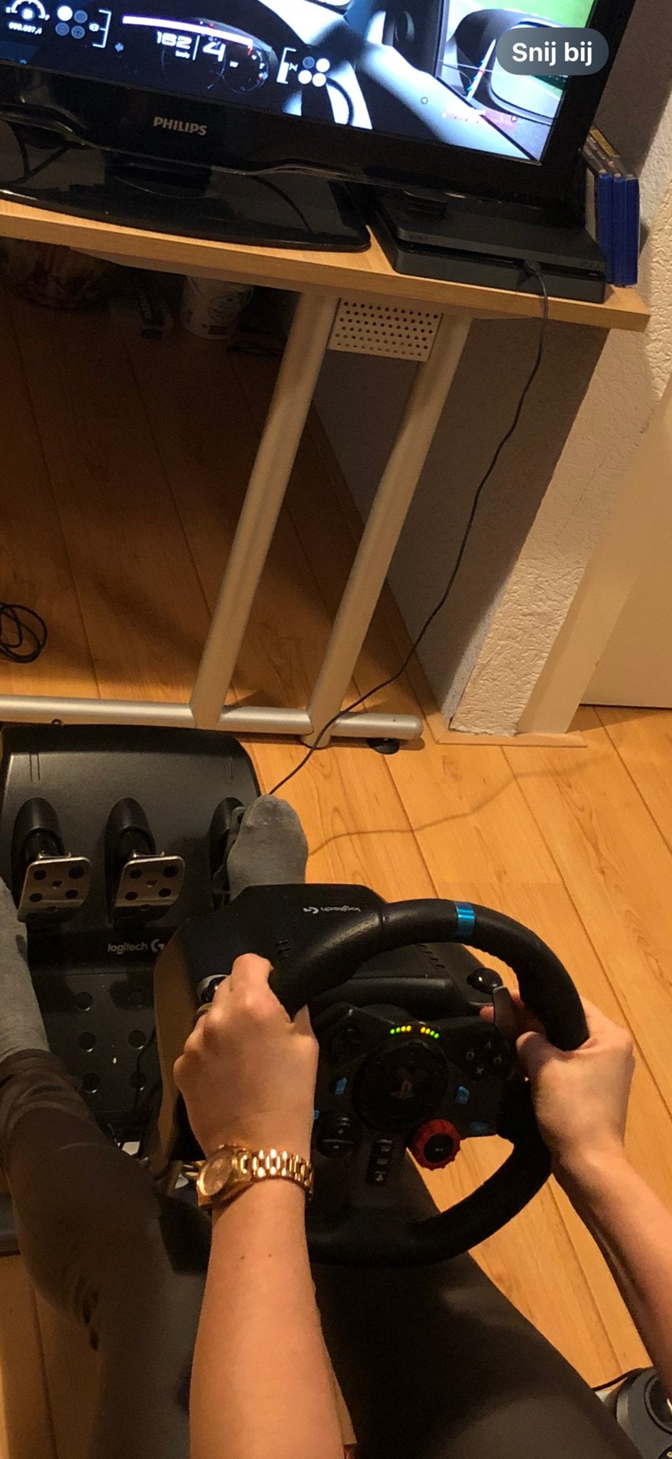 Logitech G29 racestuur met pedalen voor PlayStation