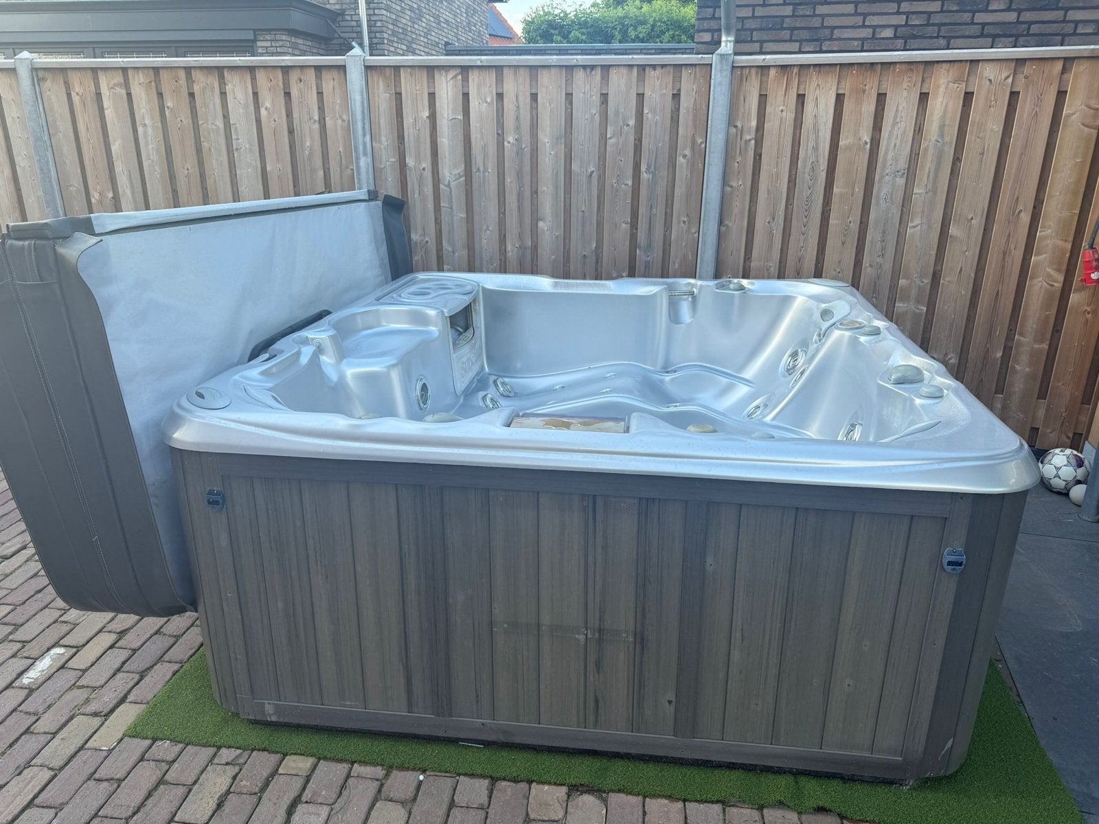 Sundance Spas Jacuzzi - gebruikt, Ophalen, 200 tot 300 cm, Vierkant, Zo goed als nieuw