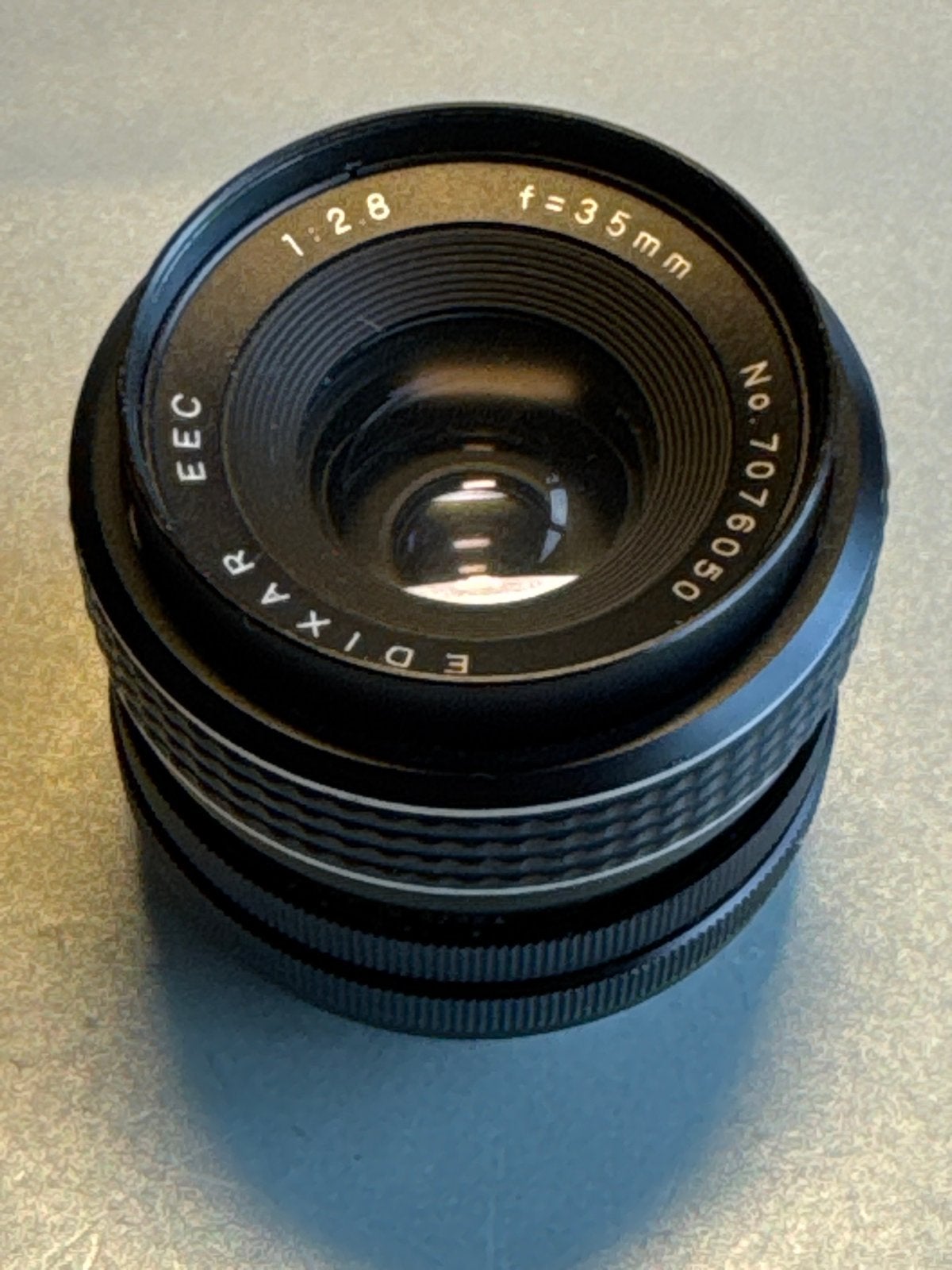 Edixar EEC 1:2.8 f=35mm lens met Canon dop, Overige merken, Gebruikt, Ophalen of Verzenden, Overige vattingen