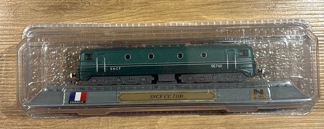 Nieuwe locomotief SNCF 7100 dummy n-spoor, Overige merken, Gebruikt, Gelijkstroom, -