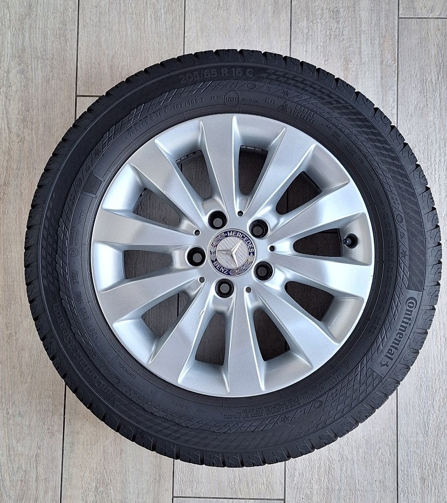 Set Velgen + banden Continental Michelin Vito Viano V-klasse, Auto-onderdelen, Banden en Velgen, Ophalen, 16 inch, Banden en Velgen