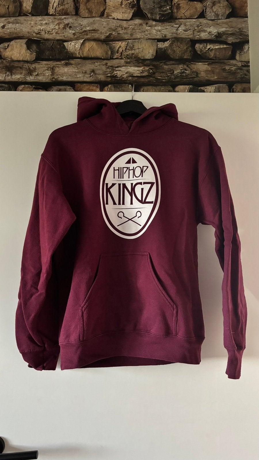 Bordeauxrood paars hoodie trui HipHop Kingz maat s, Ophalen of Verzenden, Zo goed als nieuw, Maat 36 (S), Paars
