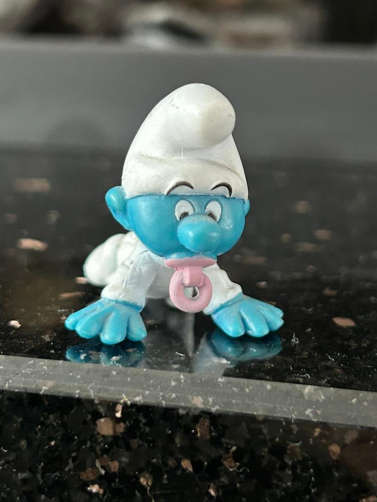 Babysmurf met speen, Verzamelen, Ophalen of Verzenden, Zo goed als nieuw