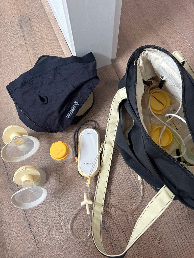Medela kolf set - inclusief tas en borstvoeding BH, Ophalen, Gebruikt, Borstkolf, Medela