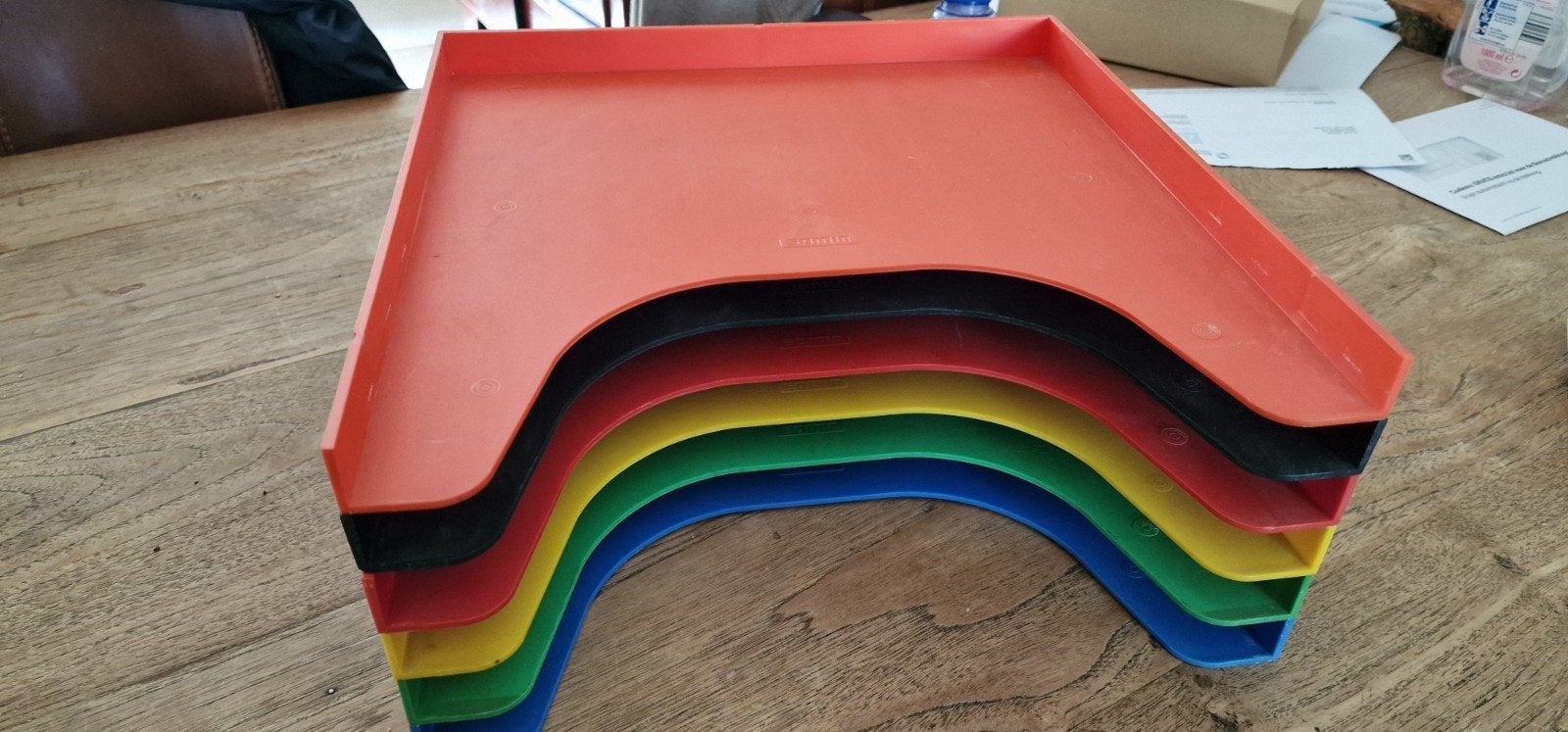 LP opbergsysteem vintage met 6 elementen, Ophalen of Verzenden, Huis en Inrichting