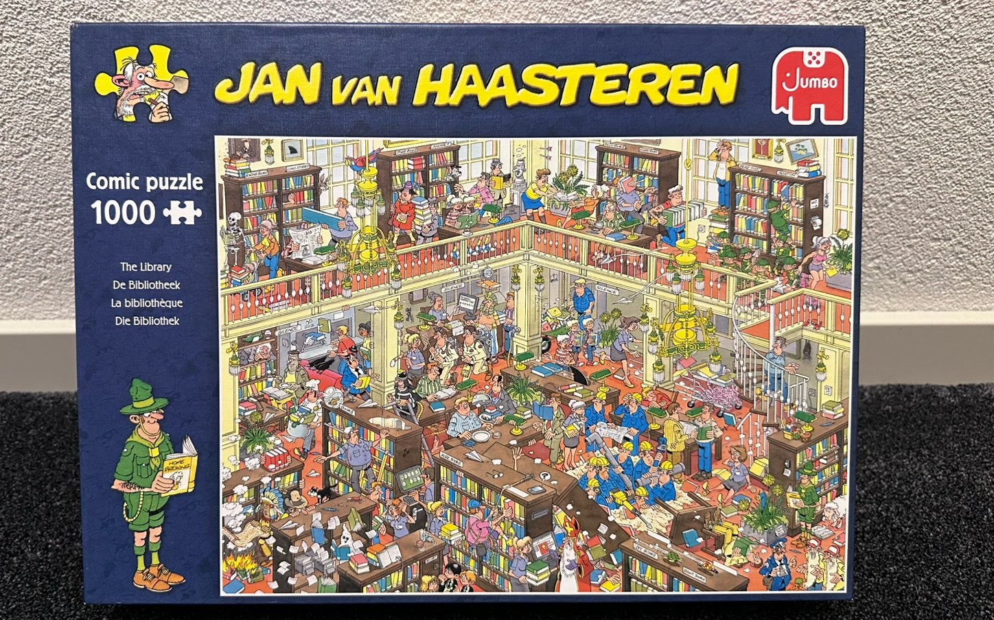DE BIBLIOTHEEK Jan van Haasteren puzzel 1000 stukjes
