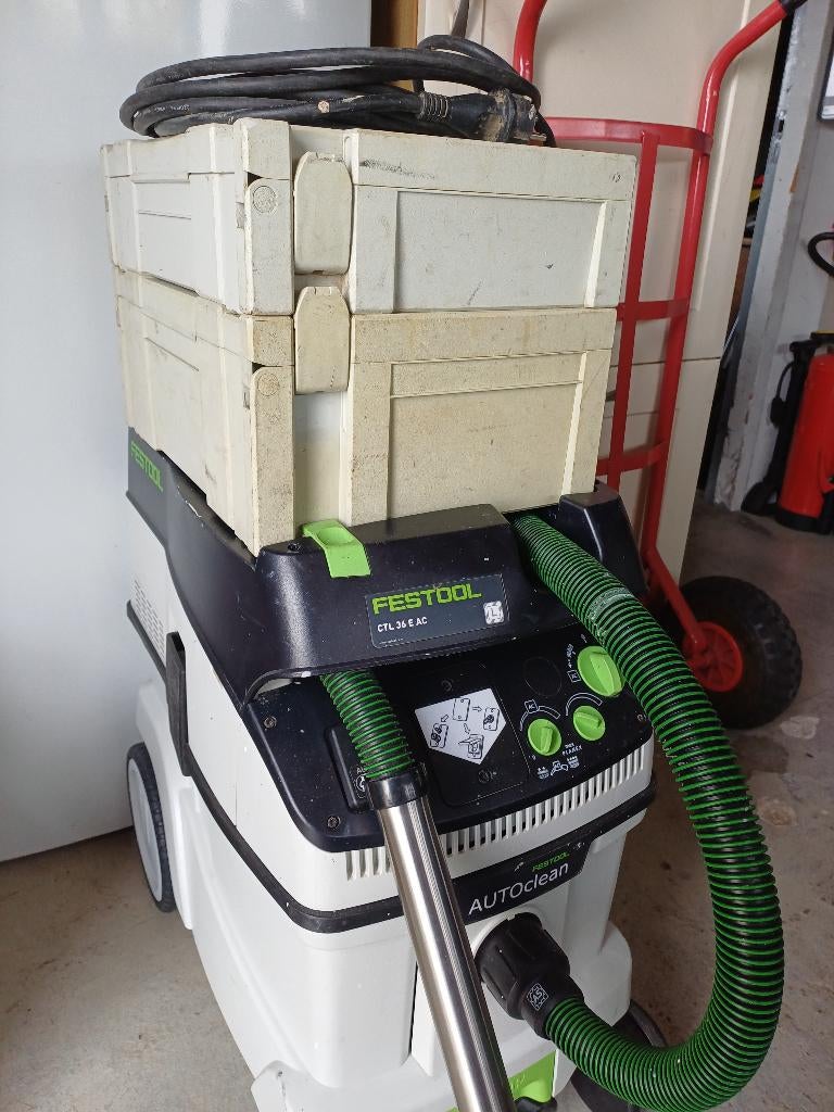 Festool Bouwstof zuiger als nieuw hulpstukken CTL 36 E AC, Doe-het-zelf en Verbouw, Reinigingsmachines, Ophalen, Zo goed als nieuw
