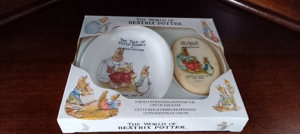 Beatrix Potter Zeep en Schoteltje - Peter Rabbit, Ophalen of Verzenden, Nieuw