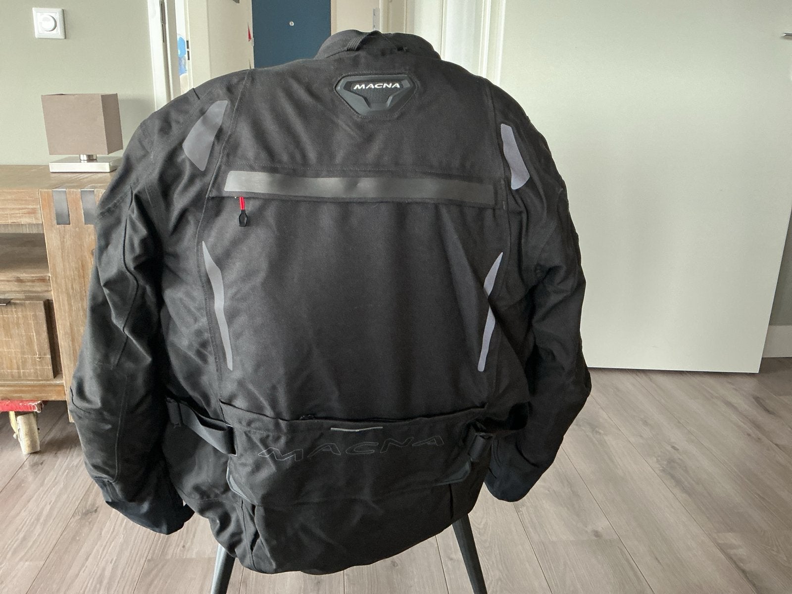 Macna motorjas 3XL - Zo goed als nieuw, Ophalen of Verzenden, Zo goed als nieuw, Overige maten, Zwart