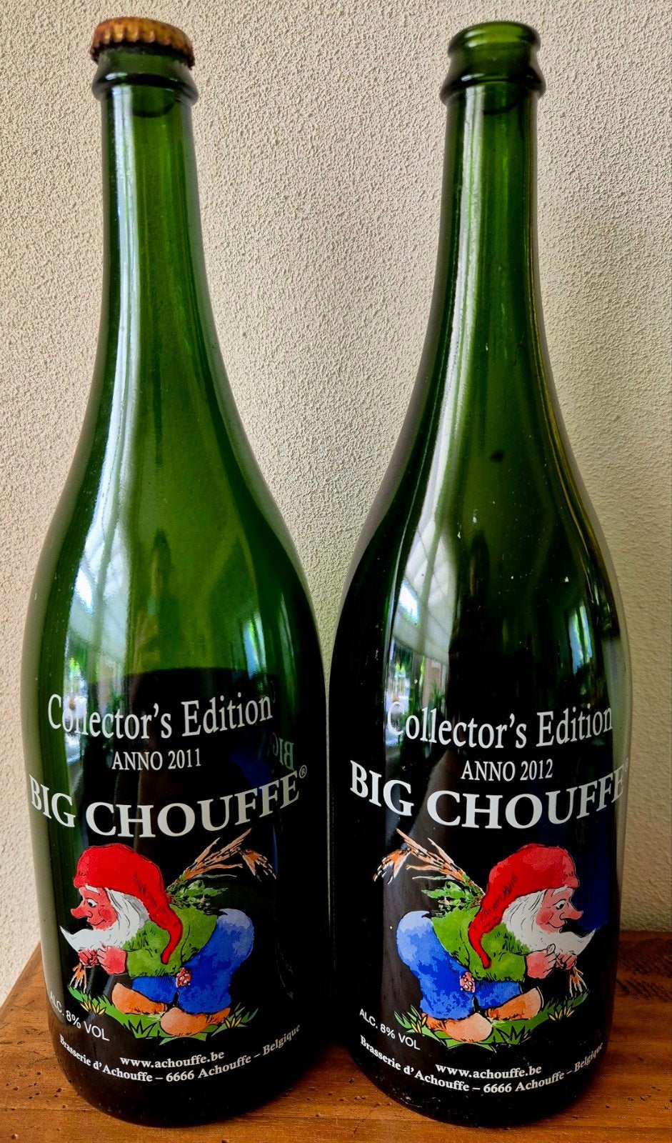 Lege BIG CHOUFFE fles bier 2012 collectors edition 1,5L, Verzamelen, Biermerken, Ophalen of Verzenden, Zo goed als nieuw, Flesje(s)
