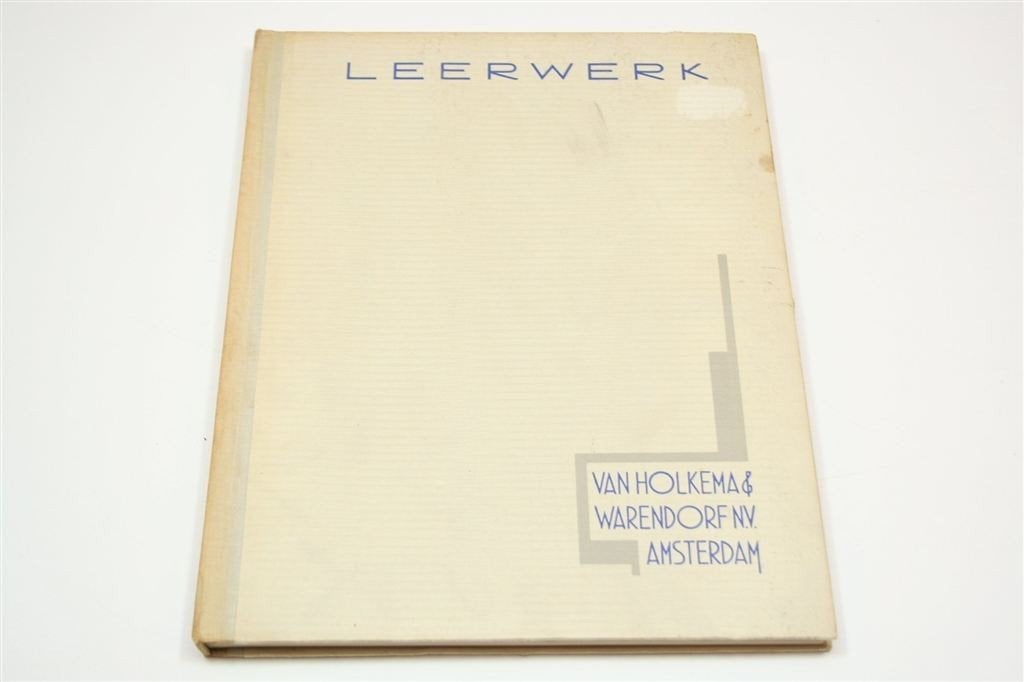 Leerwerk — Vintage Handwerkboek Compleet met Patroon [1937], Ophalen of Verzenden, Gelezen, Overige onderwerpen