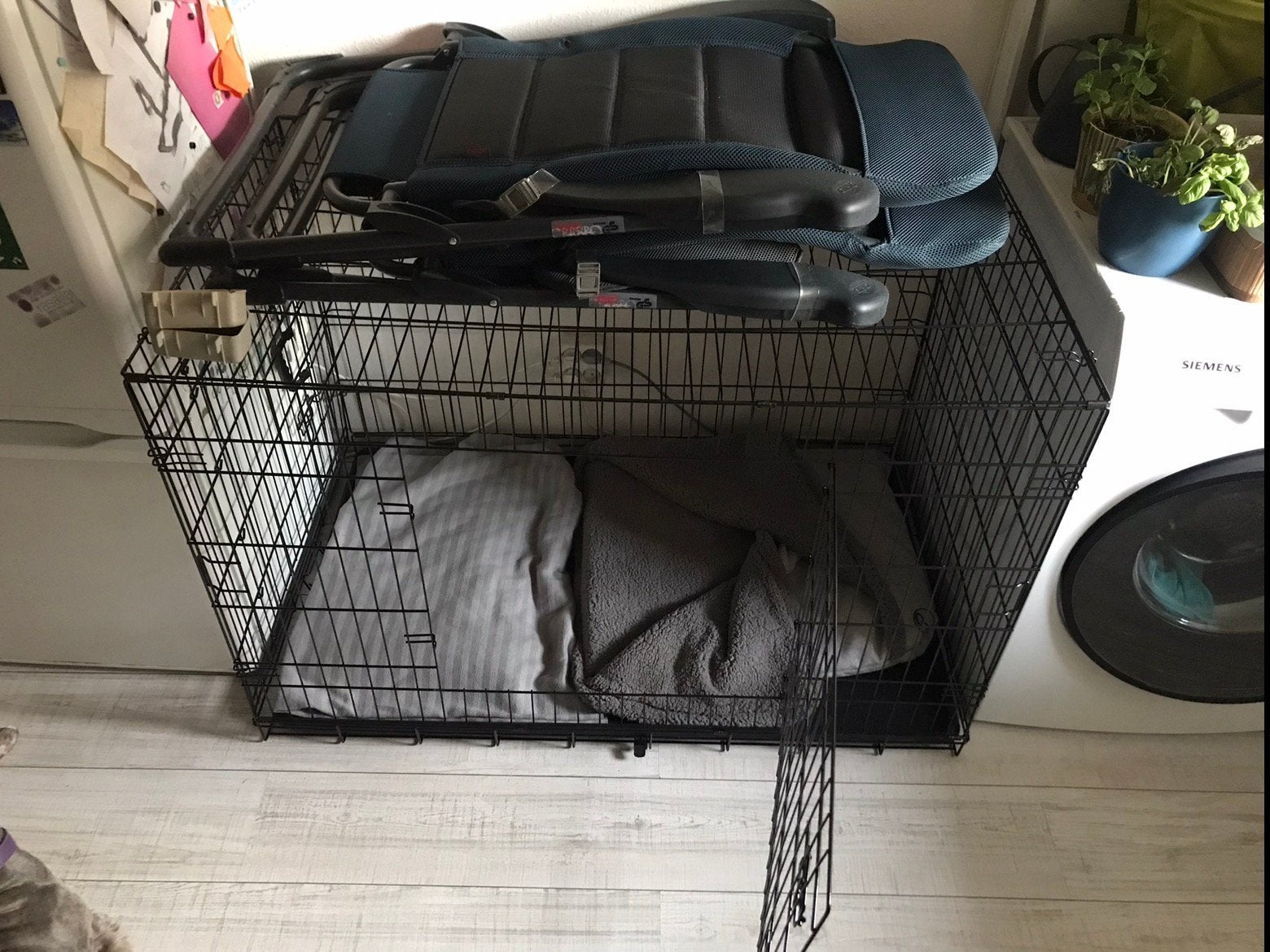 Hondenbench xxl: 122 x 74,5 x 80,5 cm, Dieren en Toebehoren, Ophalen, Zo goed als nieuw