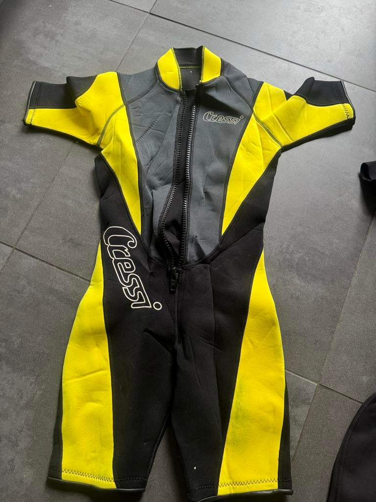Meerdere shorty wetsuits (Pegaso, Olaian, Cressi), Watersport en Boten, Duiken, Ophalen of Verzenden, Gebruikt, Duikpak