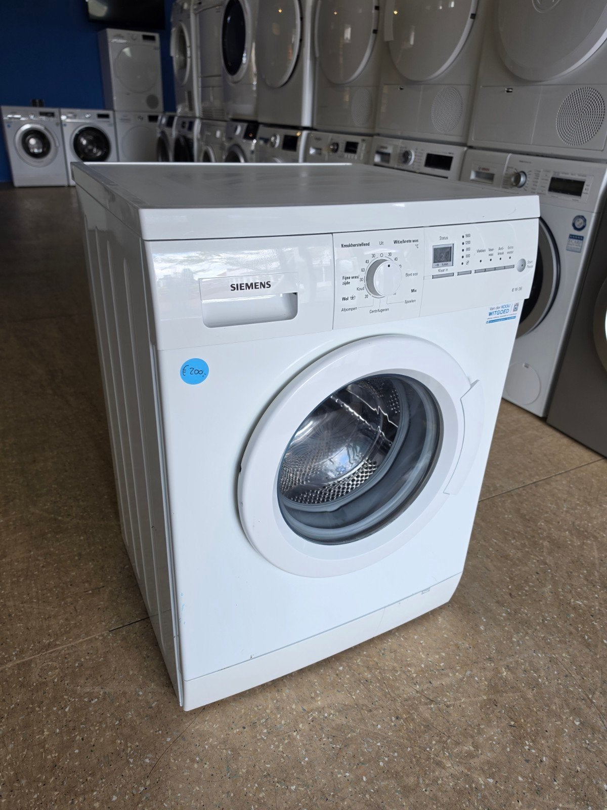 Siemens wasmachine | 7 kilo | 1600 toeren | Gratis thuis 🚚✅, Ophalen, Jirnsum, Zo goed als nieuw, Voorlader