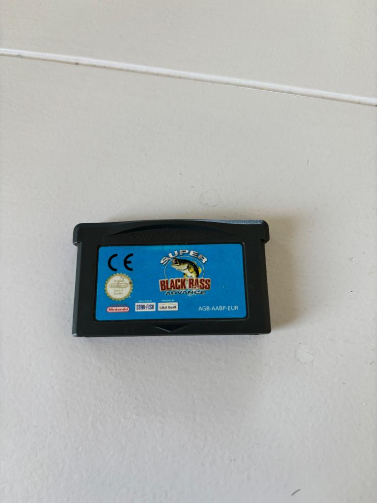 Super Black Bass - GBA game, 1 speler, Ophalen of Verzenden, Zo goed als nieuw, Vanaf 3 jaar