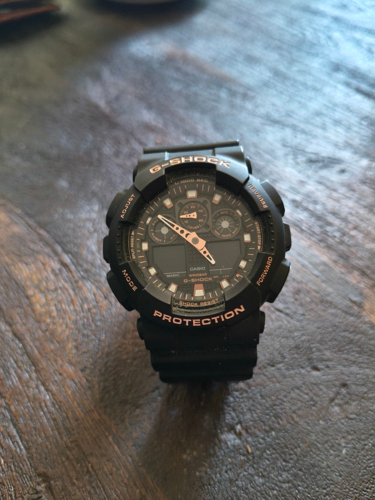 CASIO G-SHOCK ga-100gbx, Ophalen, Casio G-Shock, Zwart, Zo goed als nieuw
