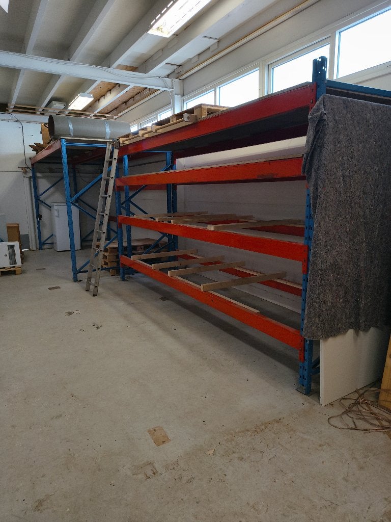 Palletstelling redirack, entresolvloer, Ophalen, Gebruikt