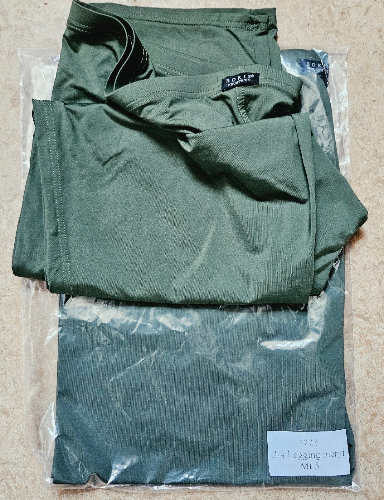 Nieuwe licht groene 7/8 legging Boris Industries Meryl mt 5, Kleding | Dames, Leggings, Maillots en Panty's, Boris Industries