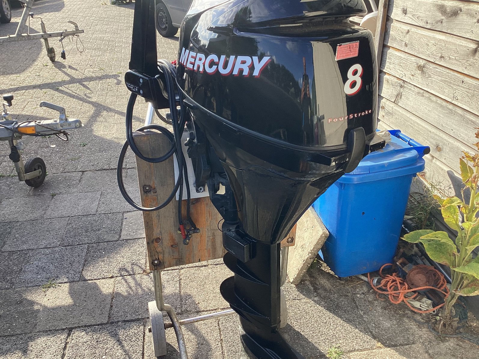 Mercury 8 pk langstaart geplaatst 10 augustus, Watersport en Boten, Ophalen, 10 tot 30 pk, Gebruikt, Benzine
