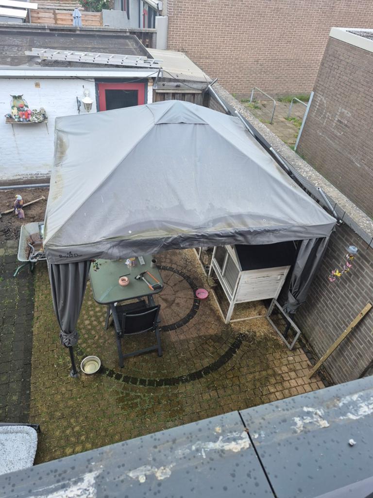 Partytent 3x3 meter - Ideaal voor tuinfeestjes, Tuin en Terras, Gebruikt, Opvouwbaar, Partytent, Minder dan 4 meter