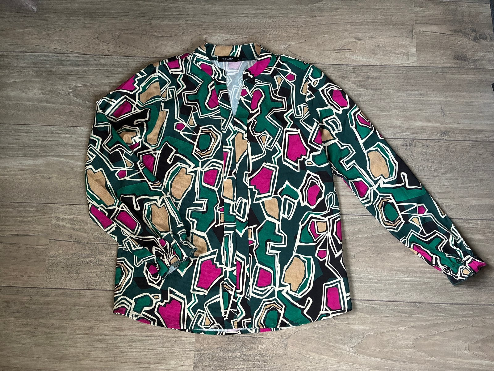 Kleurige blouse maat M, Kleding | Dames, Ophalen of Verzenden, Zo goed als nieuw, Maat 38/40 (M), Meerkleurig