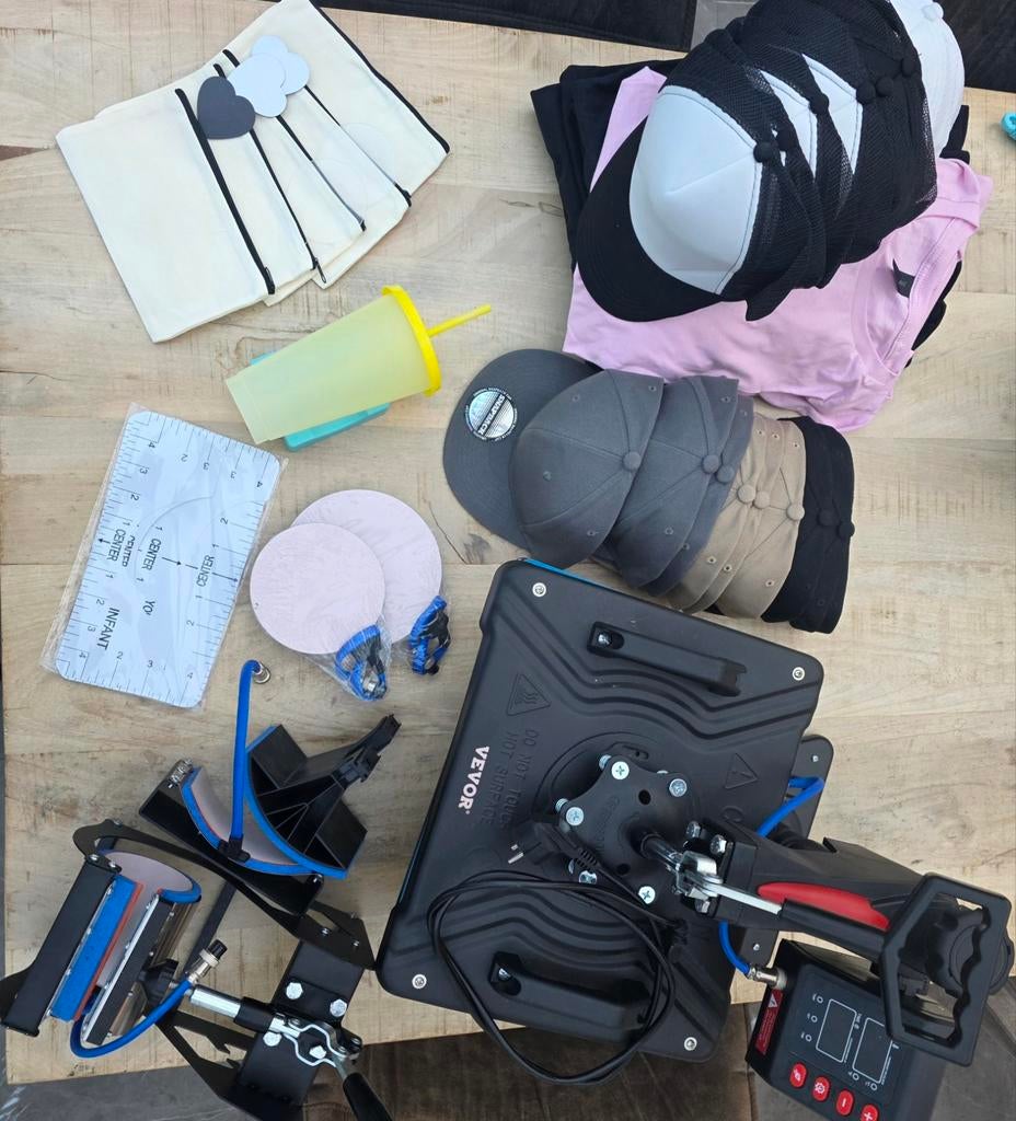 Vevor Hittepers 8-in-1 met accessoires, Ophalen of Verzenden, Zo goed als nieuw, Geschikt voor stof, Machine