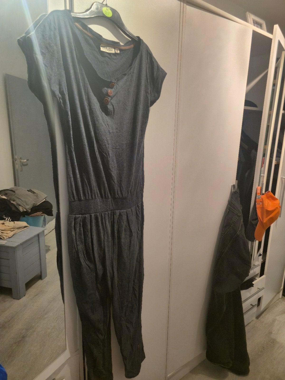 Naketano jumpsuit, origineel en zo goed als nieuw, Maat 38/40 (M), Ophalen of Verzenden, Zo goed als nieuw, Grijs