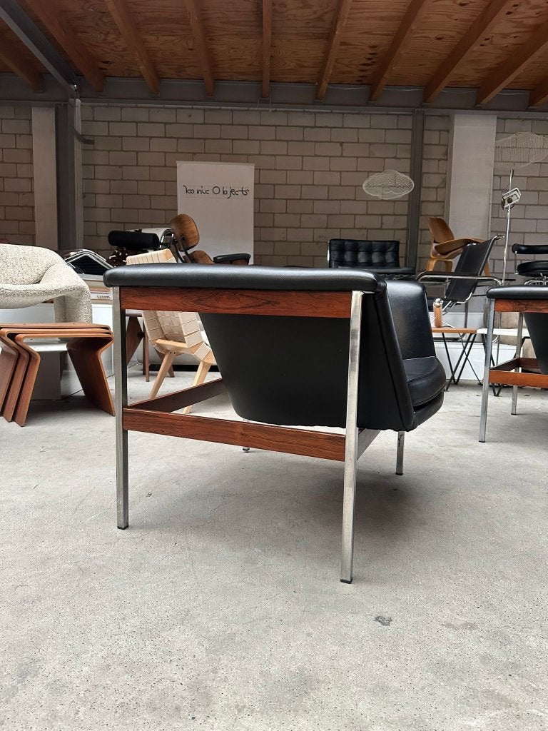 Artifort 040 lounge chair, Geoffrey Harcourt, Gebruikt, Minder dan 75 cm, Vintage, X