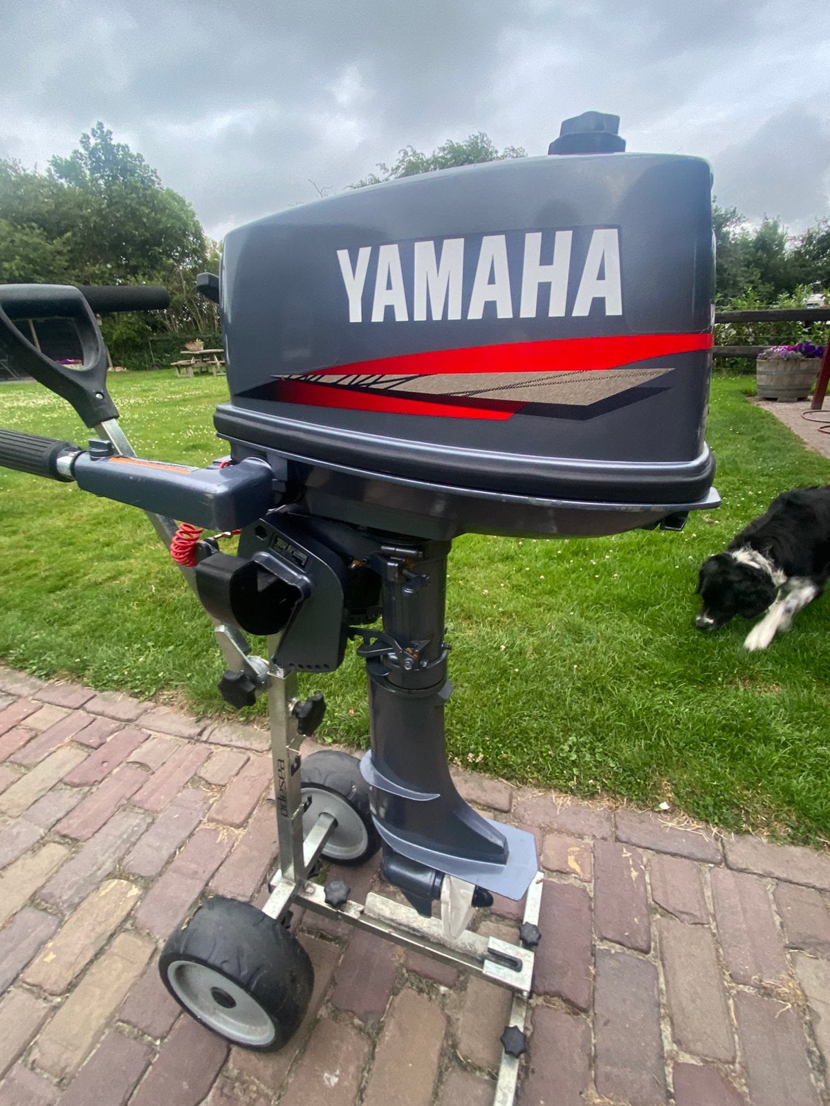 Als nieuwe yamaha 5pk korstaart 2takt, Watersport en Boten, Ophalen, Gebruikt, 5 tot 10 pk, Buitenboordmotor
