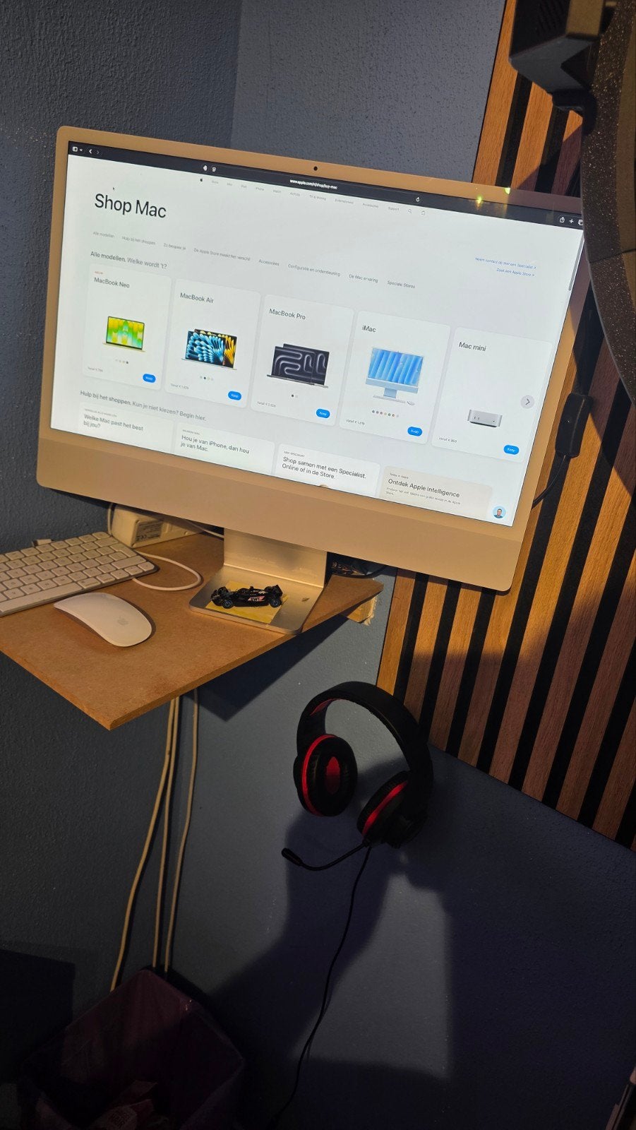iMac 24-inch  met M3, 8 GB RAM en 256 GB SSD, Computers en Software, Apple Desktops, IMac, Nieuw, Ophalen of Verzenden, 256 GB SSD
