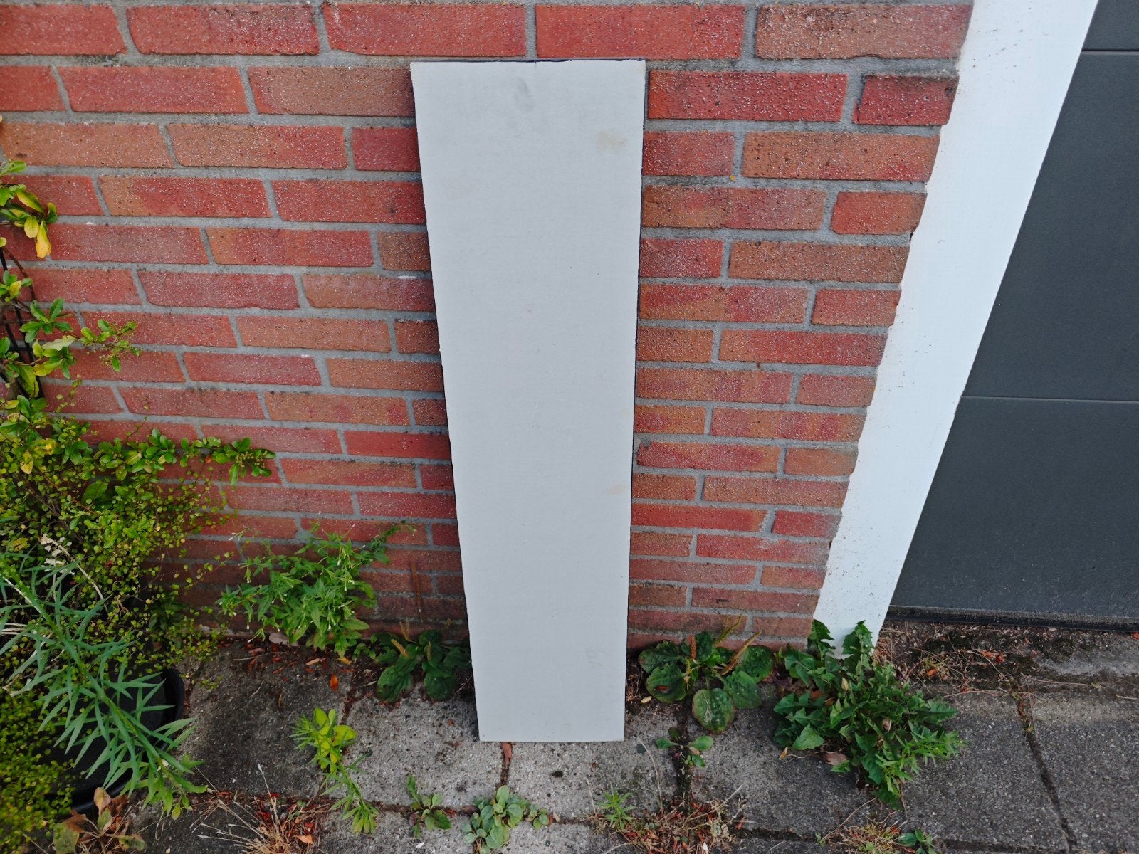 Hardhouten boeideel 108x25x2 cm, gegrond grijs blauw, Minder dan 25 mm, Nieuw, Minder dan 200 cm, Ophalen
