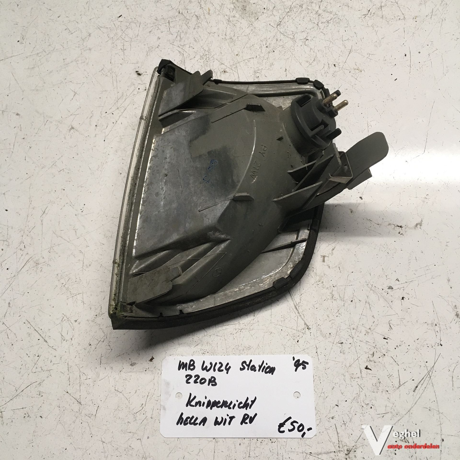 Mercedes W124 220B 1995 Knipperlicht Hella wit Rechtsvoor, Auto-onderdelen, Gebruikt, -, -, Ophalen of Verzenden