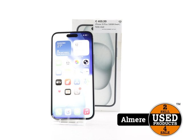 iPhone 15 Plus 128GB Zwart | Nette staat