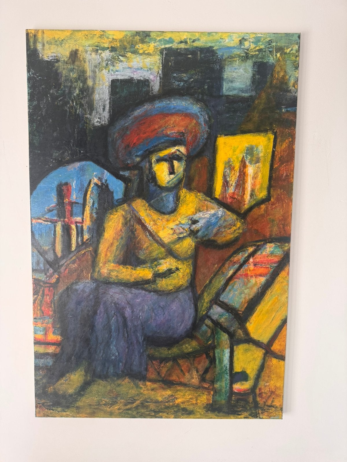 Bart van der Horst (1957–2012) - olieverfschilderij ca.1990, Antiek en Kunst, Ophalen of Verzenden