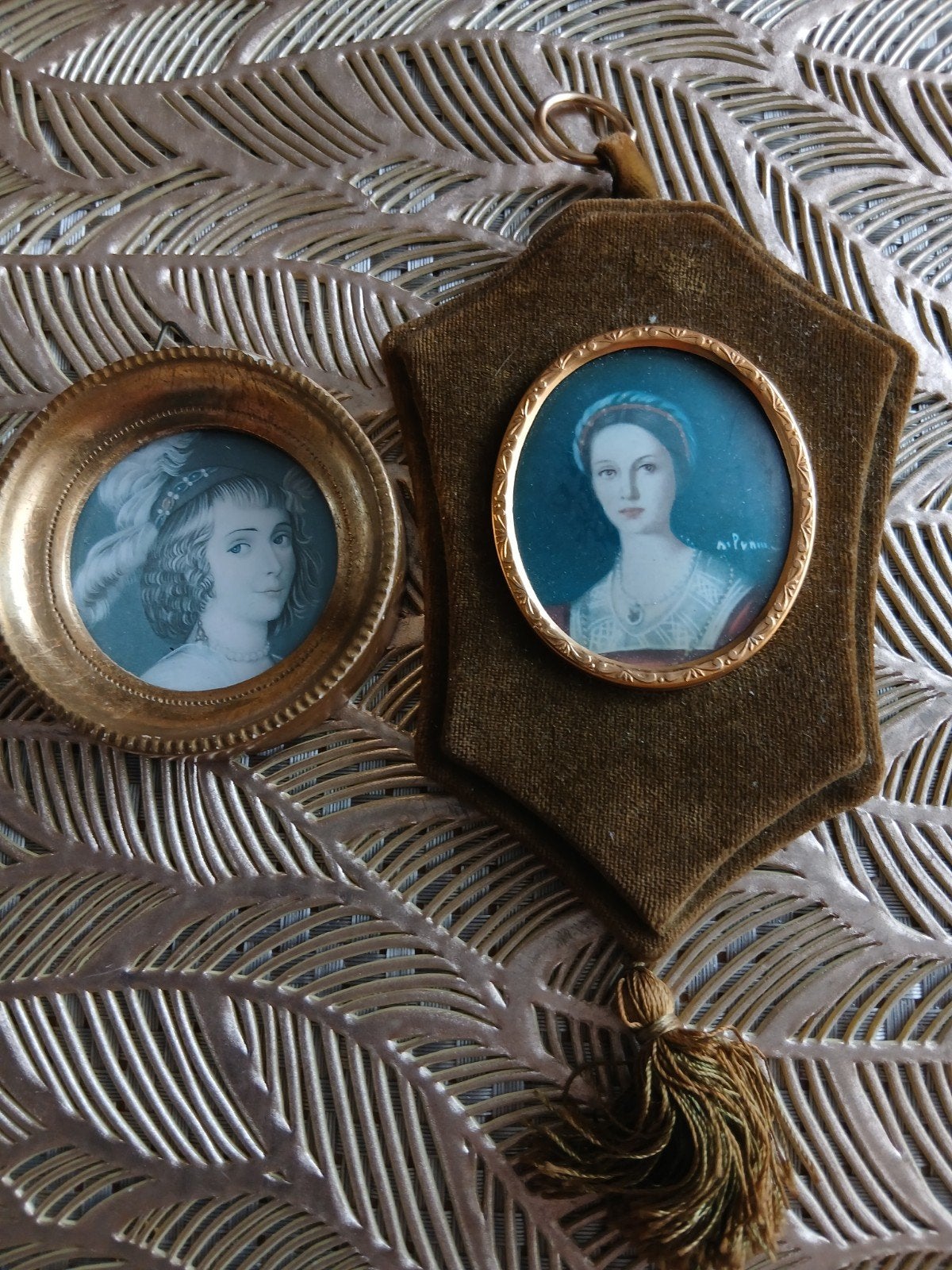 miniatuur portretjes, Ophalen of Verzenden