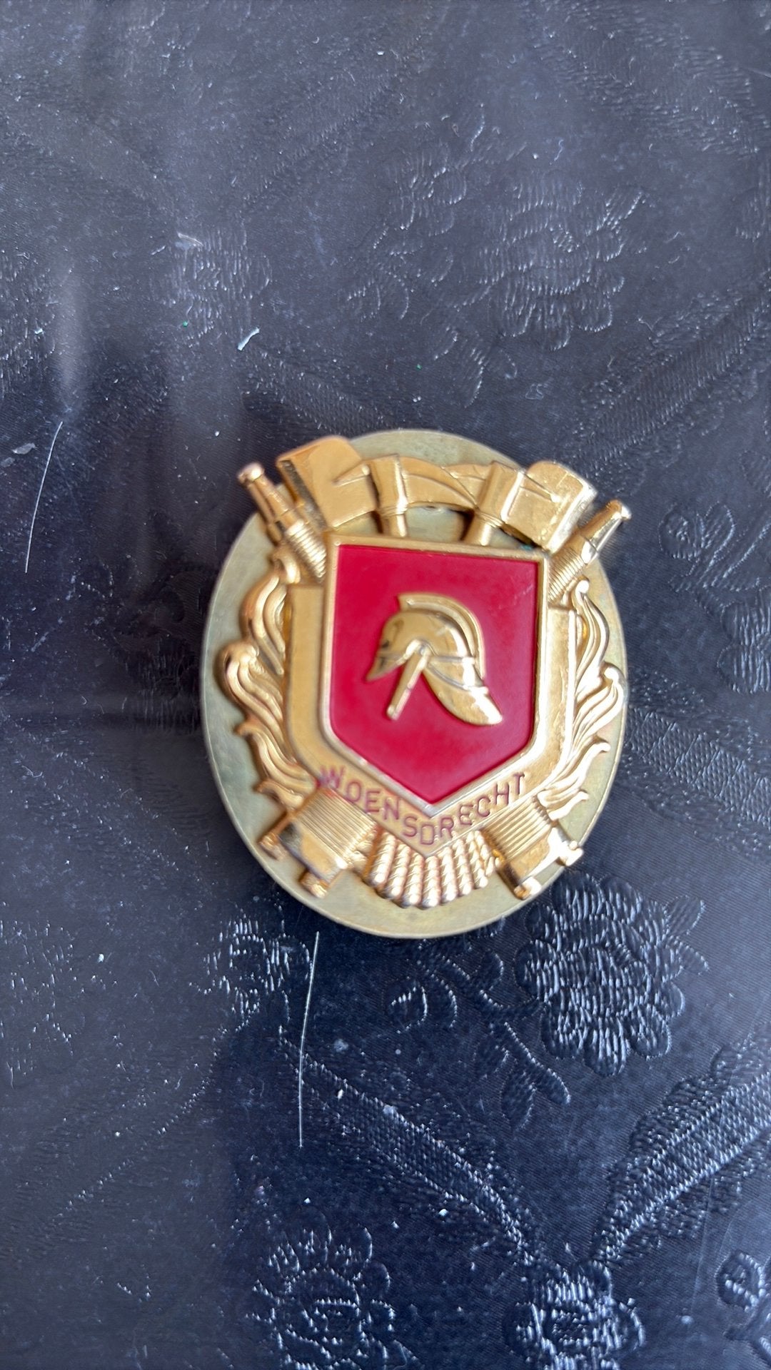 Gemeente Woensdrecht Brandweer Borst brevet, Ophalen of Verzenden, Zo goed als nieuw, Overige onderwerpen