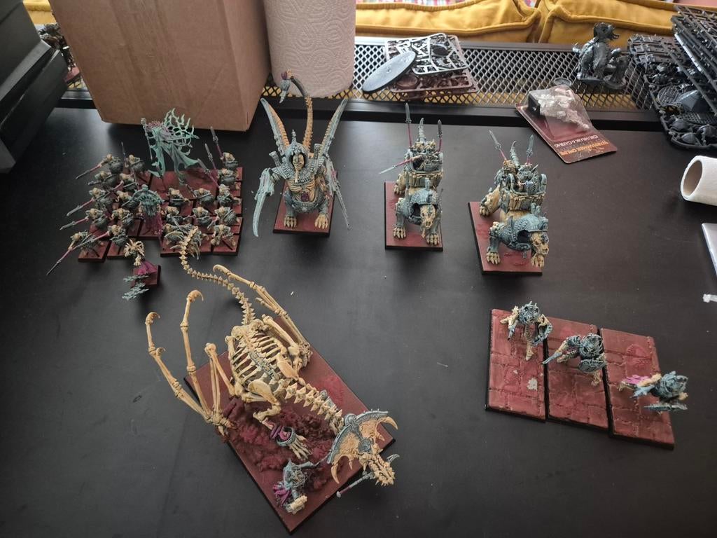 Warhammer The Old World: Tomb Kings 1500pt Leger, Hobby en Vrije tijd, Gebruikt, Figuurtje(s), Warhammer, Ophalen of Verzenden