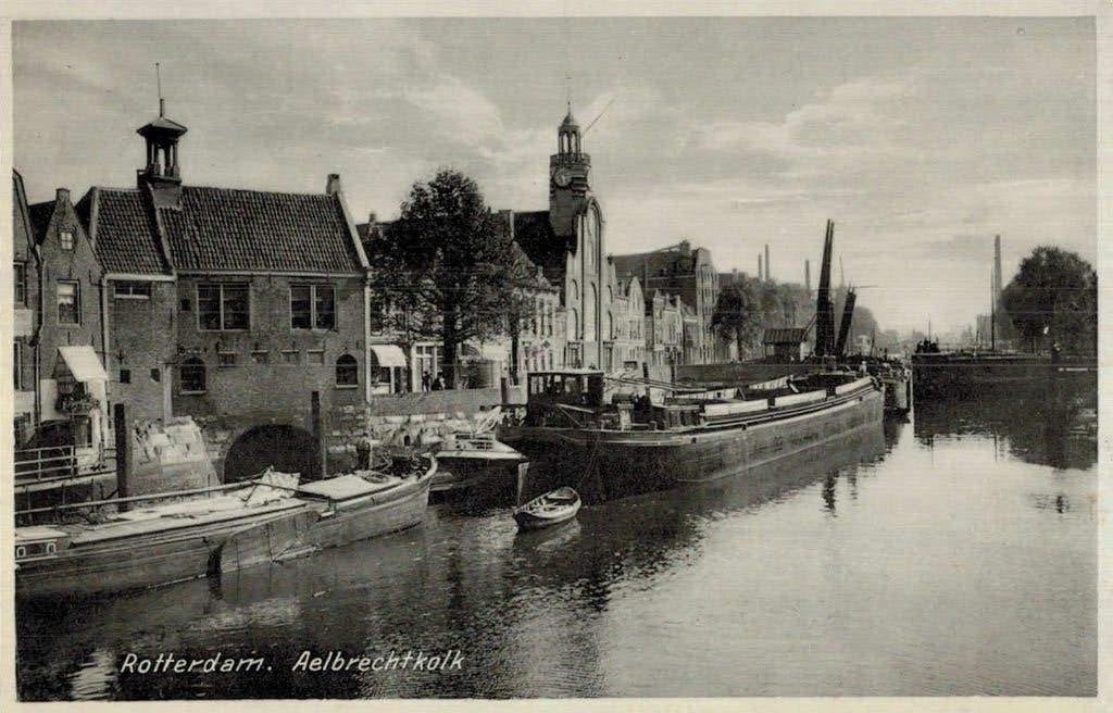 1933 ROTTERDAM Aelbrechtkolk, Ophalen of Verzenden, 1920 tot 1940, Gelopen, Zuid-Holland